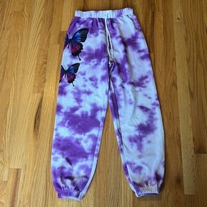 Tie Dye Butterfly Pants